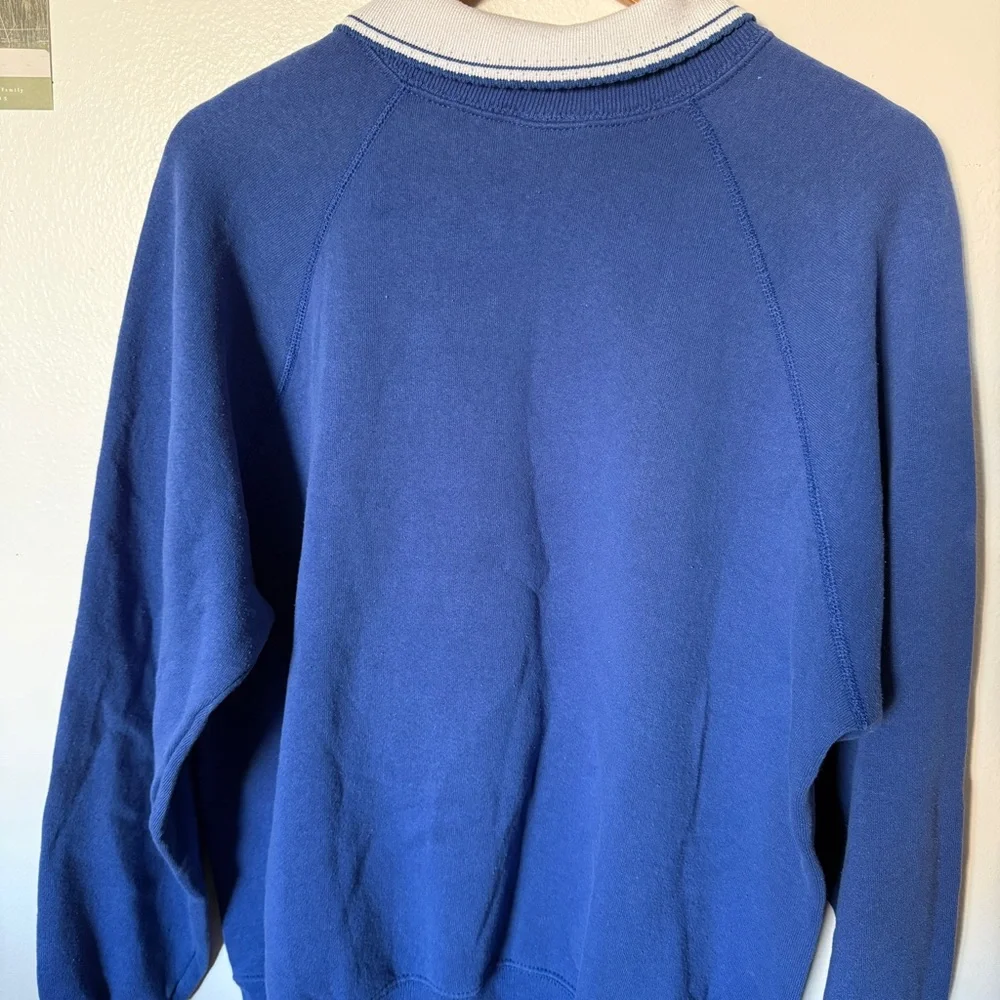 Vintage Morning Sun style floral collared sweater - Picture 5 of 5